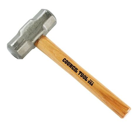 Hickory Handle Sledge Hammer · Heavy duty · Lightweight aluminum body with durable plastic handle · Ideal for laying out 45 and 90 angles · 8 blade . . Sledge hammer uses